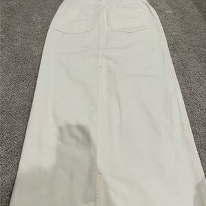 Zara White Pencil Skirt